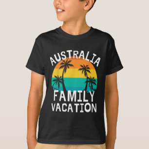 Camiseta Férias em Família na Austrália Viagem Divertida Ho
