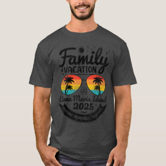 Camiseta Férias em Família na Ilha Anna Maria Ilha Anna Mar