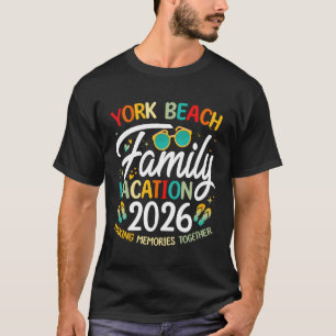 Camiseta Férias em Família na Praia de York 2026 Tropical C