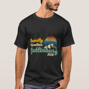 Camiseta Férias em família nas montanhas fumegantes do Tenn