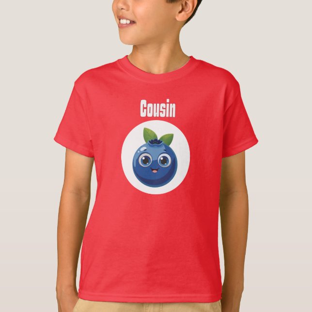 Camiseta Férias em Família - Primo (menino) (Frente)