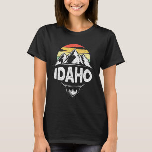 Camiseta Férias em Idaho Residente Turista e Visitante