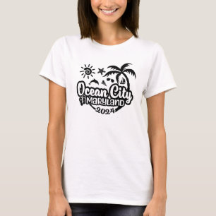 Camiseta Férias em Maryland, 2024 Férias na primavera de Oc