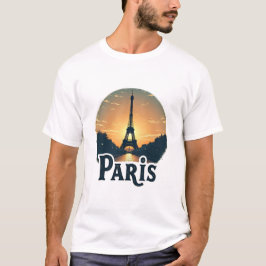 Camiseta férias em Paris