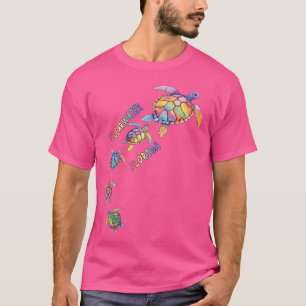 Camiseta Férias em Praia da Tartaruga do Mar da Flórida Cle