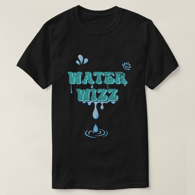 Camiseta Férias Engraçadas do Water Wizard (Frente do Design)