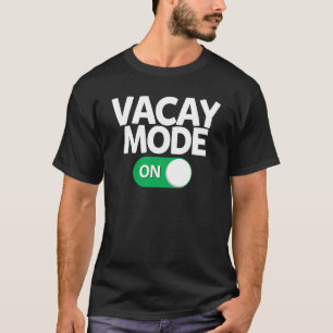 Camiseta Férias Engraçadas No Modo De Férias De Verão, Prof
