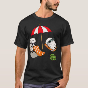 Camiseta Férias Engraçadas Sushi Japonês Kawaii Sushi