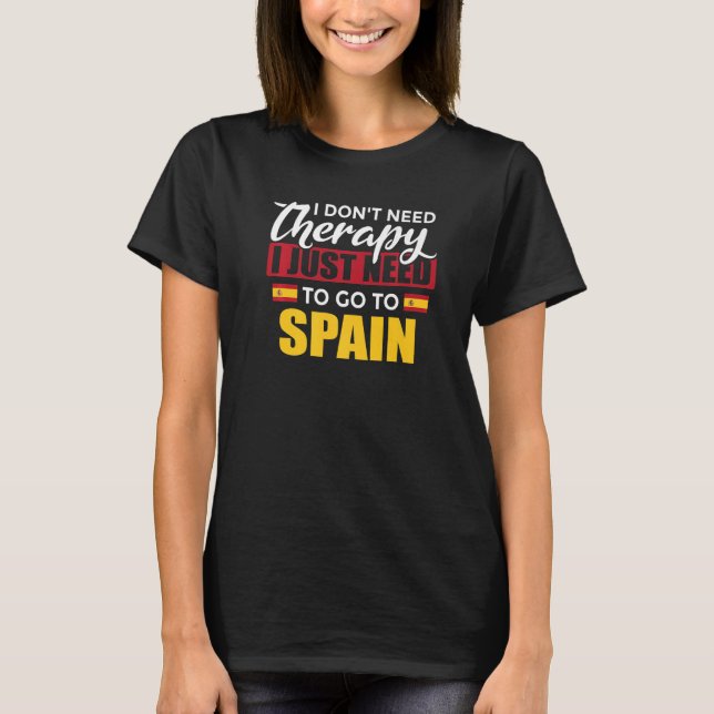 Camiseta Férias Eu Não Preciso de Terapia Eu Só Preciso Ir  (Frente)