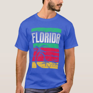 Camiseta Férias Exóticas de Verão Flórida Lover FL Flórida