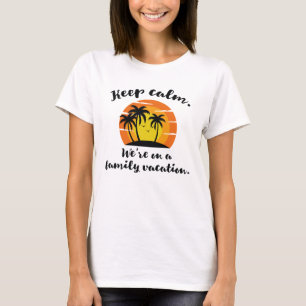 Camiseta Férias Familiares