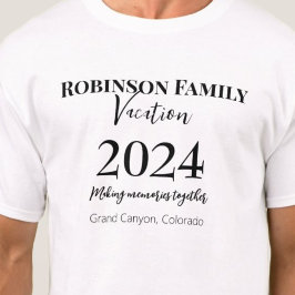 Camiseta Férias Familiares