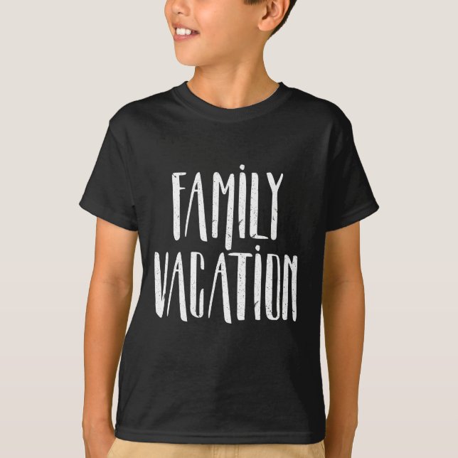 Camiseta Férias Familiares (Frente)
