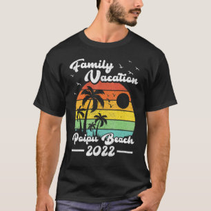 Camiseta Férias Familiares 2022 Vintage Hawaii Poipu Beach