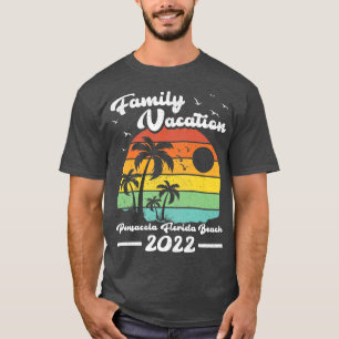 Camiseta Férias Familiares 2022 Vintage Pensacola Florida B