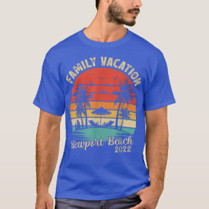 Camiseta Férias Familiares 2022 Vintage Retro California Ne