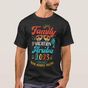 Camiseta Férias Familiares 2023 Aruba - Férias de Verão que