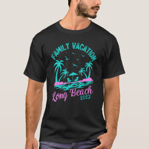 Camiseta Férias Familiares 2023 California Long Beach 1