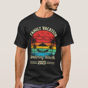 Camiseta Férias Familiares 2023 California Monterey Beach