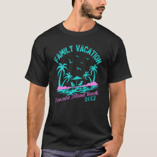 Camiseta Férias Familiares 2023, Florida Treasure Island Be