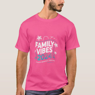 Camiseta Férias Familiares 2024 Beach Matching Family Summe