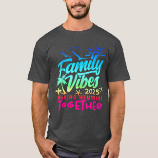 Camiseta Férias Familiares 2025 Beach Matching Family Summe
