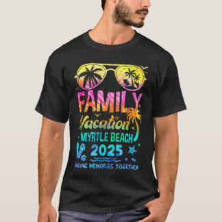 Camiseta Férias Familiares 2025 Myrtle Beach Matching Memor