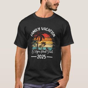Camiseta Férias Familiares 2025 Vintage, Ilhas Virgens dos 