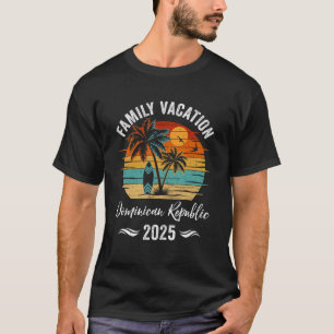 Camiseta Férias Familiares 2025 Vintage República Dominican