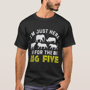 Camiseta Férias Familiares Africanas Vida Selvagem Safari &