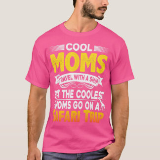 Camiseta Férias Familiares Africanas Vida Selvagem Safari