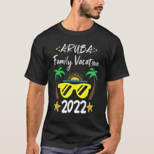 Camiseta Férias Familiares Aruba 2022 Grupo Familiar Corres