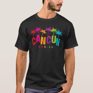 Camiseta Férias Familiares Cancún México 2024 Beach Group S