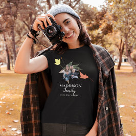 Camiseta Férias Familiares Comemora Mascaramento de Fotos