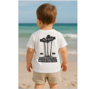 Camiseta Férias Familiares Correspondentes à praia em Miami