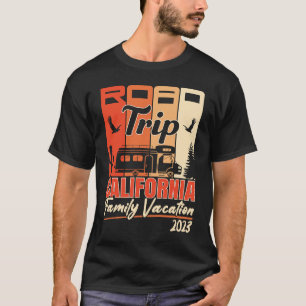 Camiseta Férias Familiares da Califórnia Montanhas de Trip 