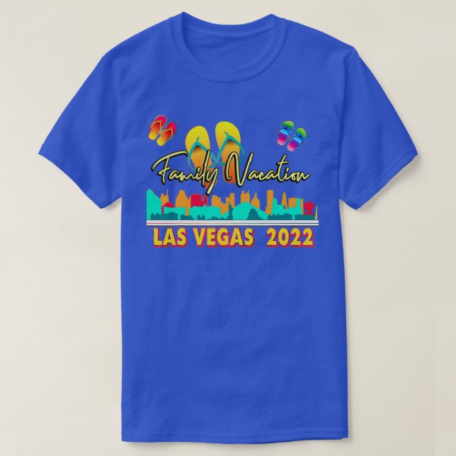 Camiseta Férias Familiares de Las Vegas 2022 (Frente do Design)