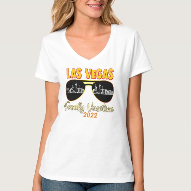 Camiseta Férias Familiares de Las Vegas Nevada Matando 2022 (Frente)