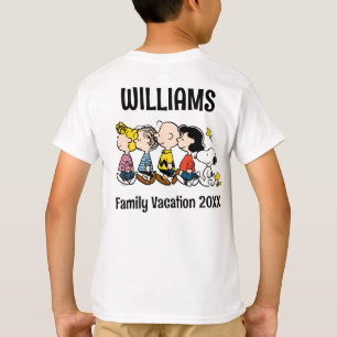 Camiseta Férias Familiares de Peanuts Gang