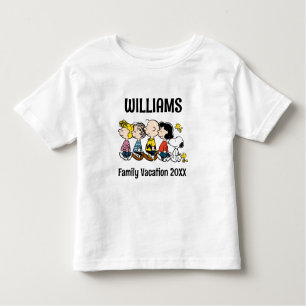 Camiseta Férias Familiares de Peanuts Gang