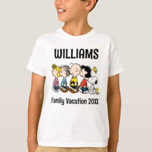 Camiseta Férias Familiares de Peanuts Gang
