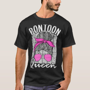 Camiseta Férias Familiares de Pontoon Queen Lake Life Match
