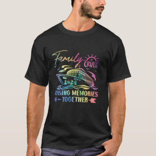 Camiseta Férias Familiares do Cruise 2024 Memórias do Fazer