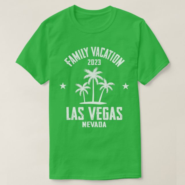 Camiseta Férias Familiares em Las Vegas 2023 (Frente do Design)