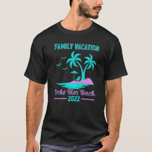 Camiseta Férias Familiares Estilo de Vintage 2022 Jamaica O