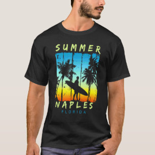 Camiseta Férias Familiares Flórida Nápoles Sunset Beach