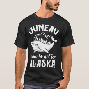 Camiseta Férias Familiares Funny Juneau Alaska Piada Pun Cr