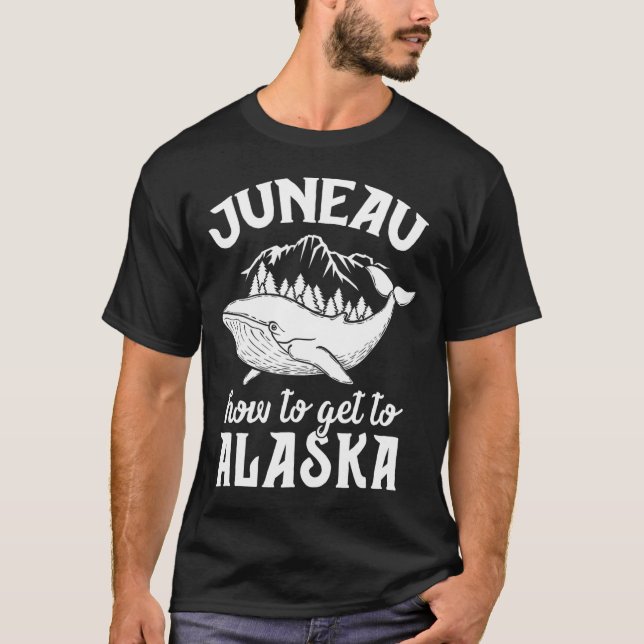Camiseta Férias Familiares Funny Juneau Alaska Piada Pun Cr (Frente)