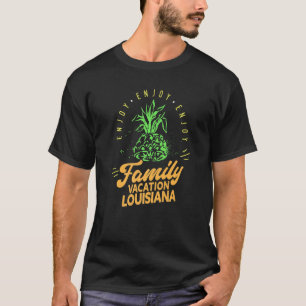 Camiseta Férias Familiares Grupo Familiar Lo da Louisiana