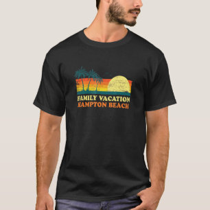 Camiseta Férias Familiares Hampton Beach American New Hamps
